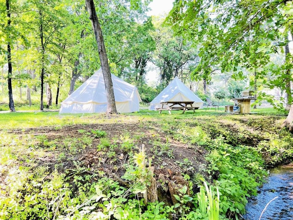 Stunning Cozy Tipi with Fire Pit in Saint Croix Falls, Wisconsin Luxury tent in Wisconsin