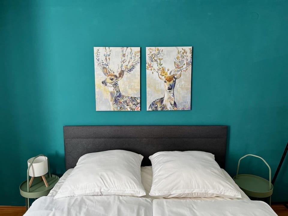 Bed, Decorative detail, Bedroom