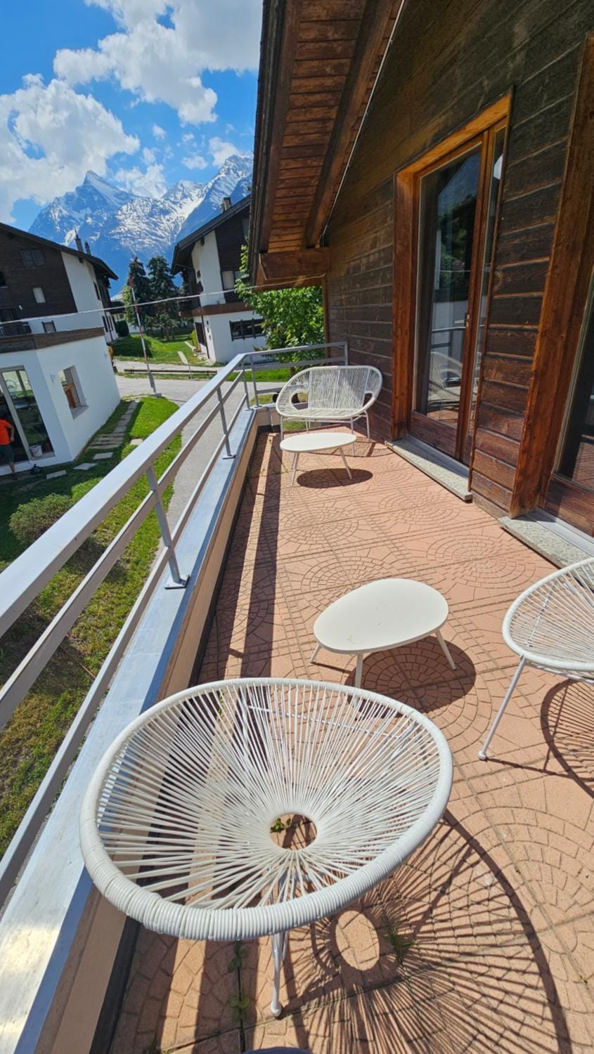 Gästehaus auf Camping Grächbiel Campground/ 
RV Resort in Canton of Valais