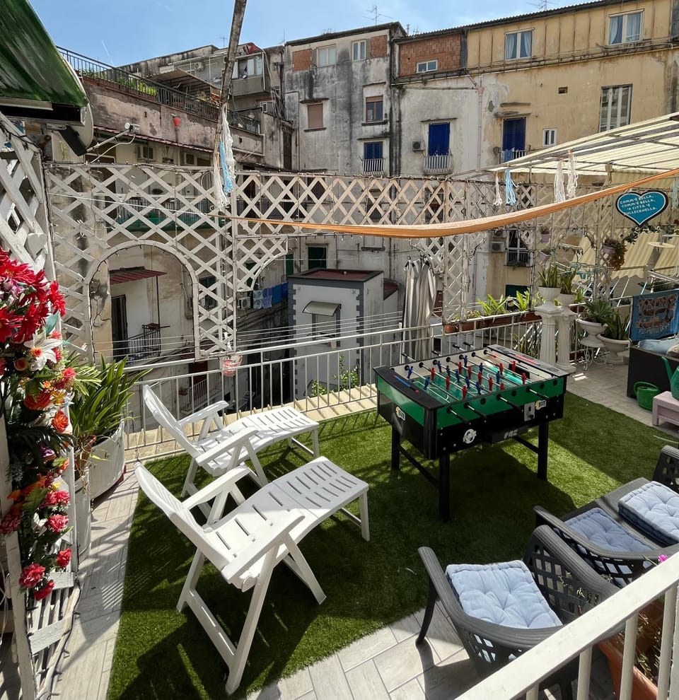 Property building, View (from property/room), Balcony/Terrace, sunbed