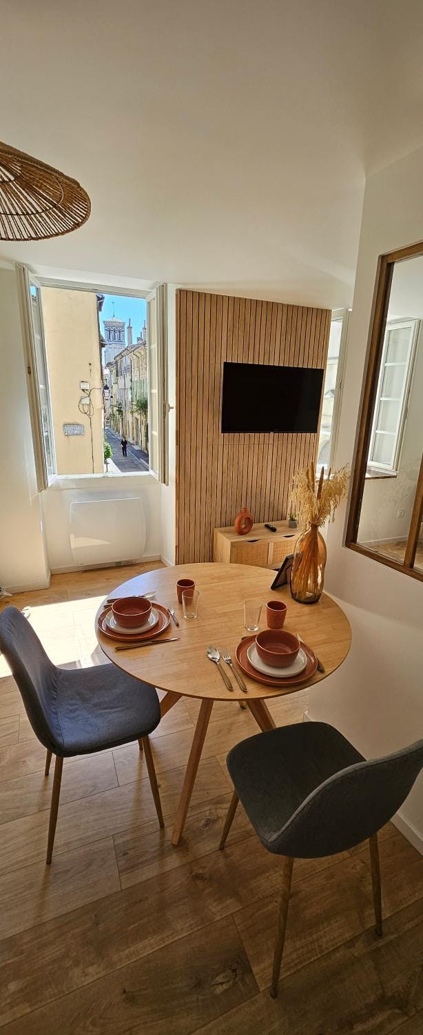 La Pépite du Centre Historique - 7 minutes à pied de la Gare - 1er étage - Netflix Apartment in Valence