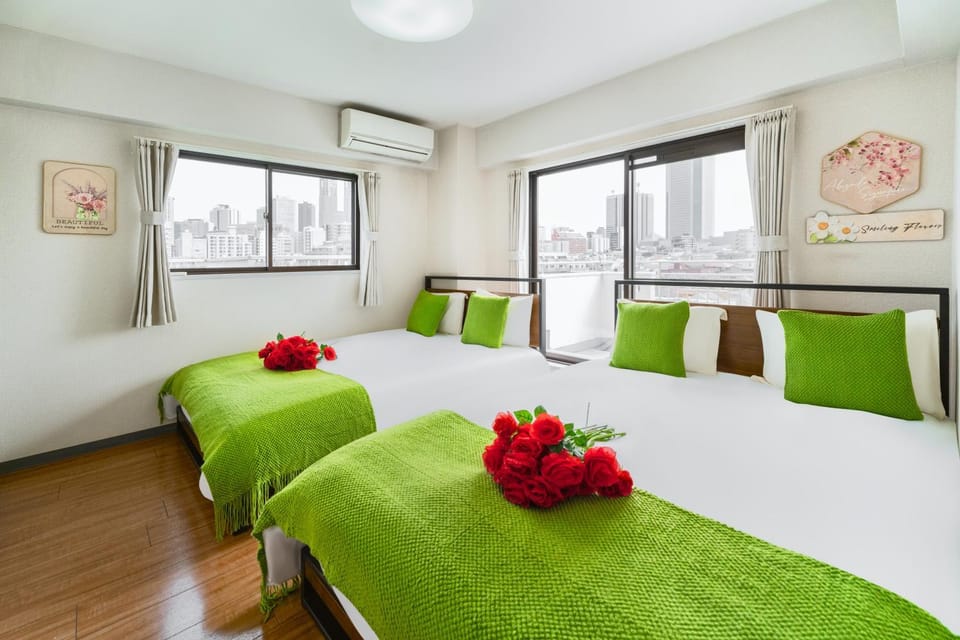 Bed, Photo of the whole room, Bedroom, air conditioner
