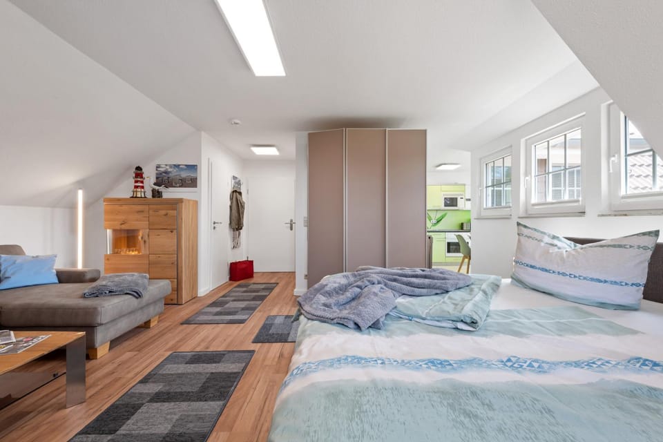 Property building, Living room, Bedroom