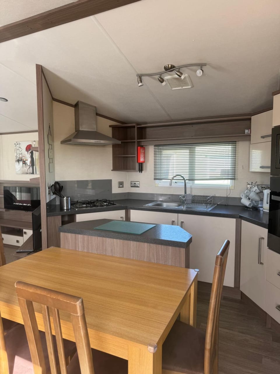 Kitchen or kitchenette, Dining area, oven, stove