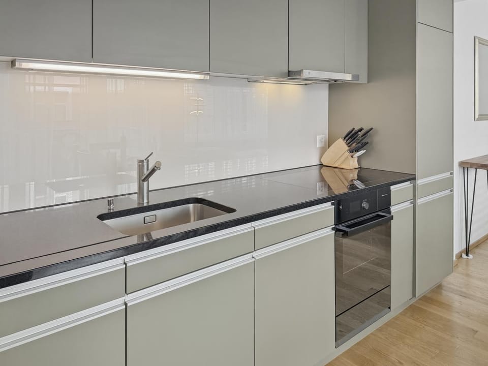 Kitchen or kitchenette, oven, stove, kitchen