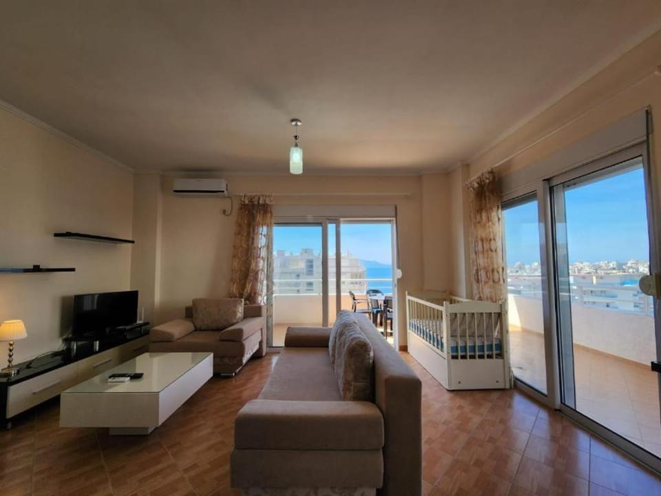 TV and multimedia, Balcony/Terrace, Living room, Seating area, Sea view