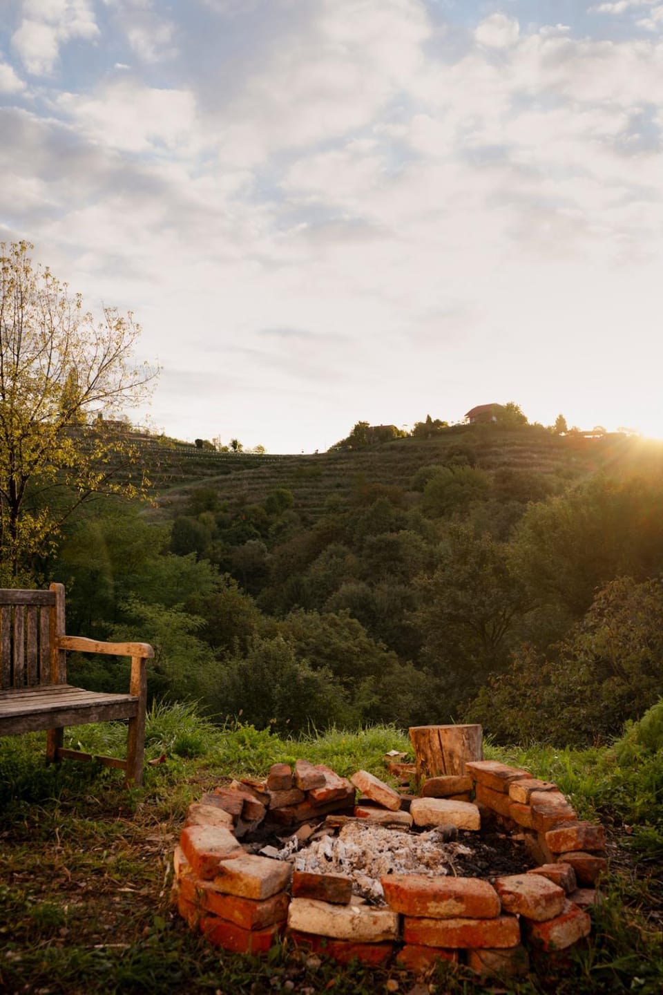 Natural landscape, BBQ facilities