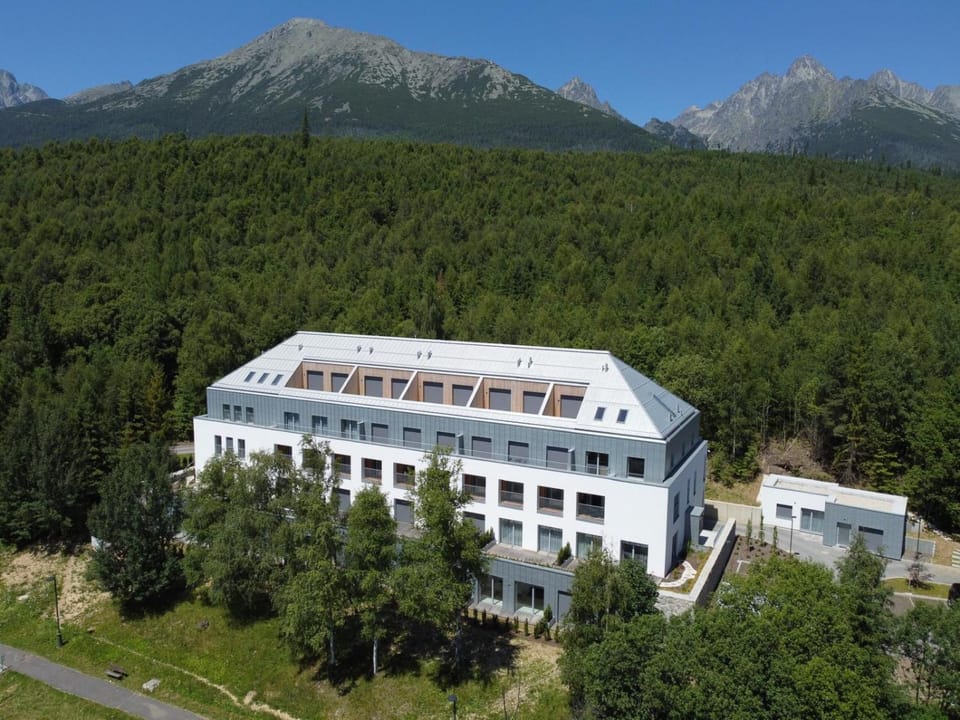 Property building, Spring, Natural landscape, Mountain view