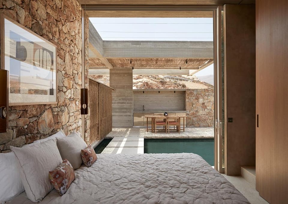 Bedroom, Pool view, Swimming pool