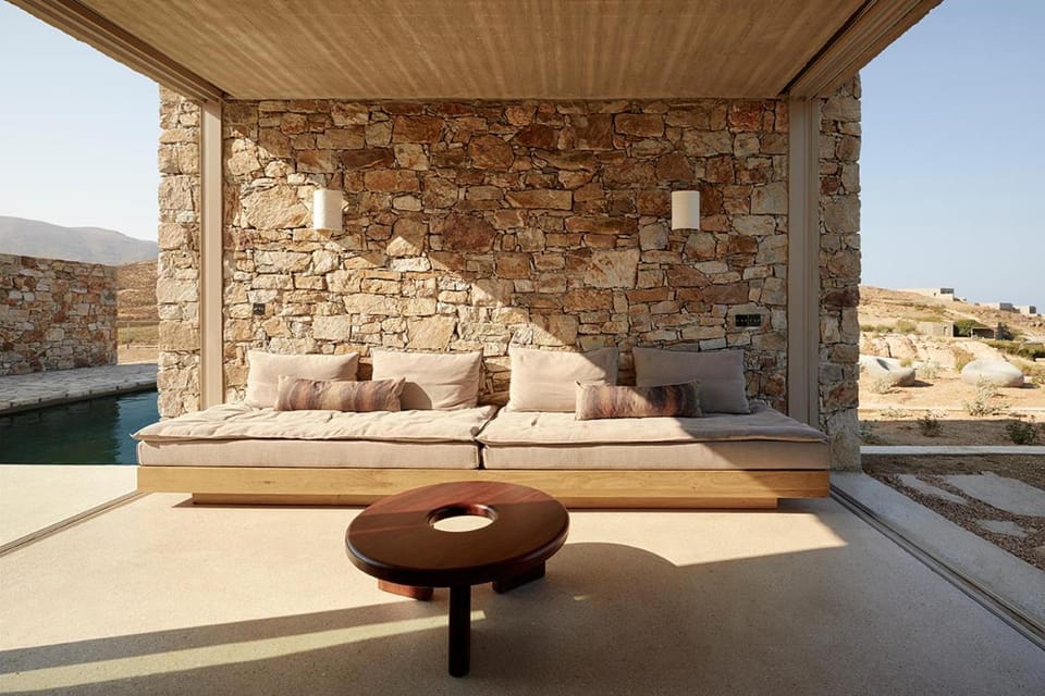 View (from property/room), Living room, Seating area, Pool view