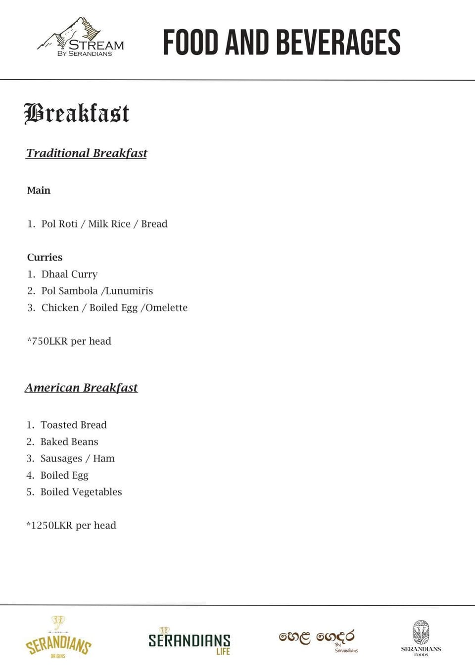 Breakfast