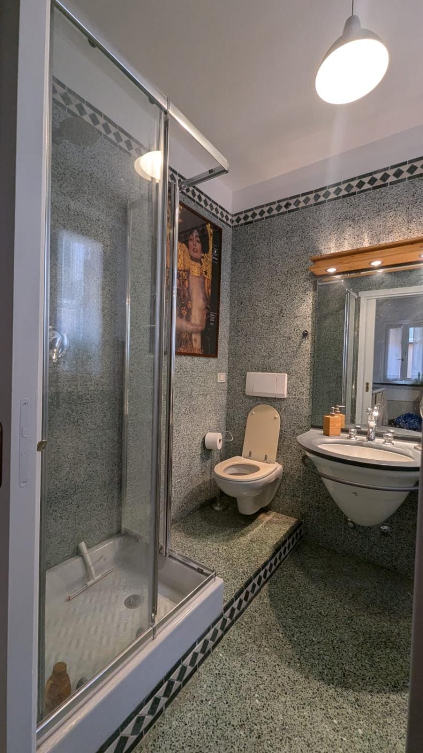Shower, towels