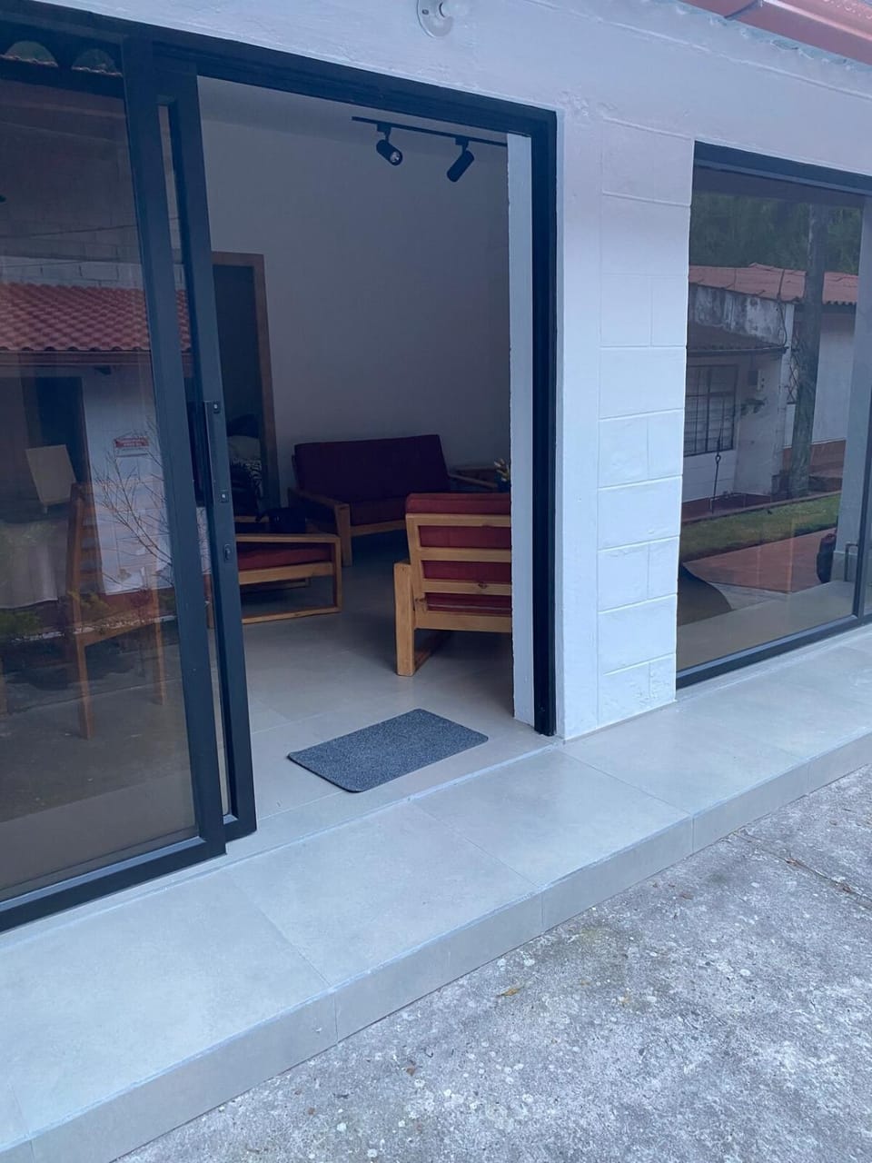 Patio, Facade/entrance, Day, Lobby or reception