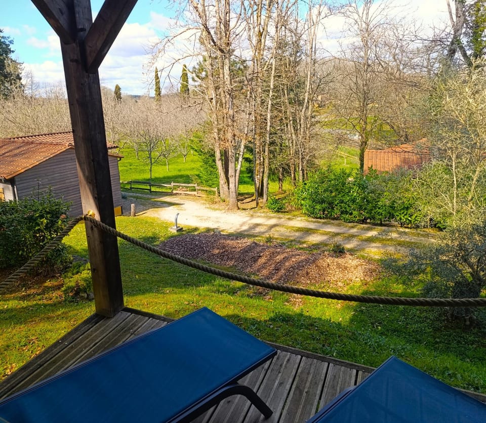 gite&spa individuel interieur privé-le bois de la pause- Chalet in Occitanie