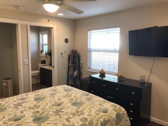 Bed, Bathroom, Bedroom