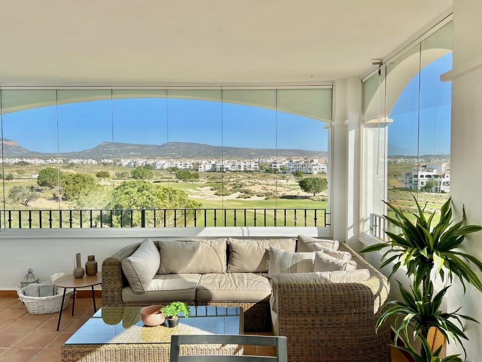 View (from property/room), Balcony/Terrace, Seating area, Mountain view
