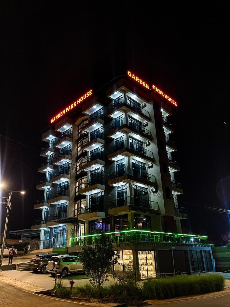 Property building, Night