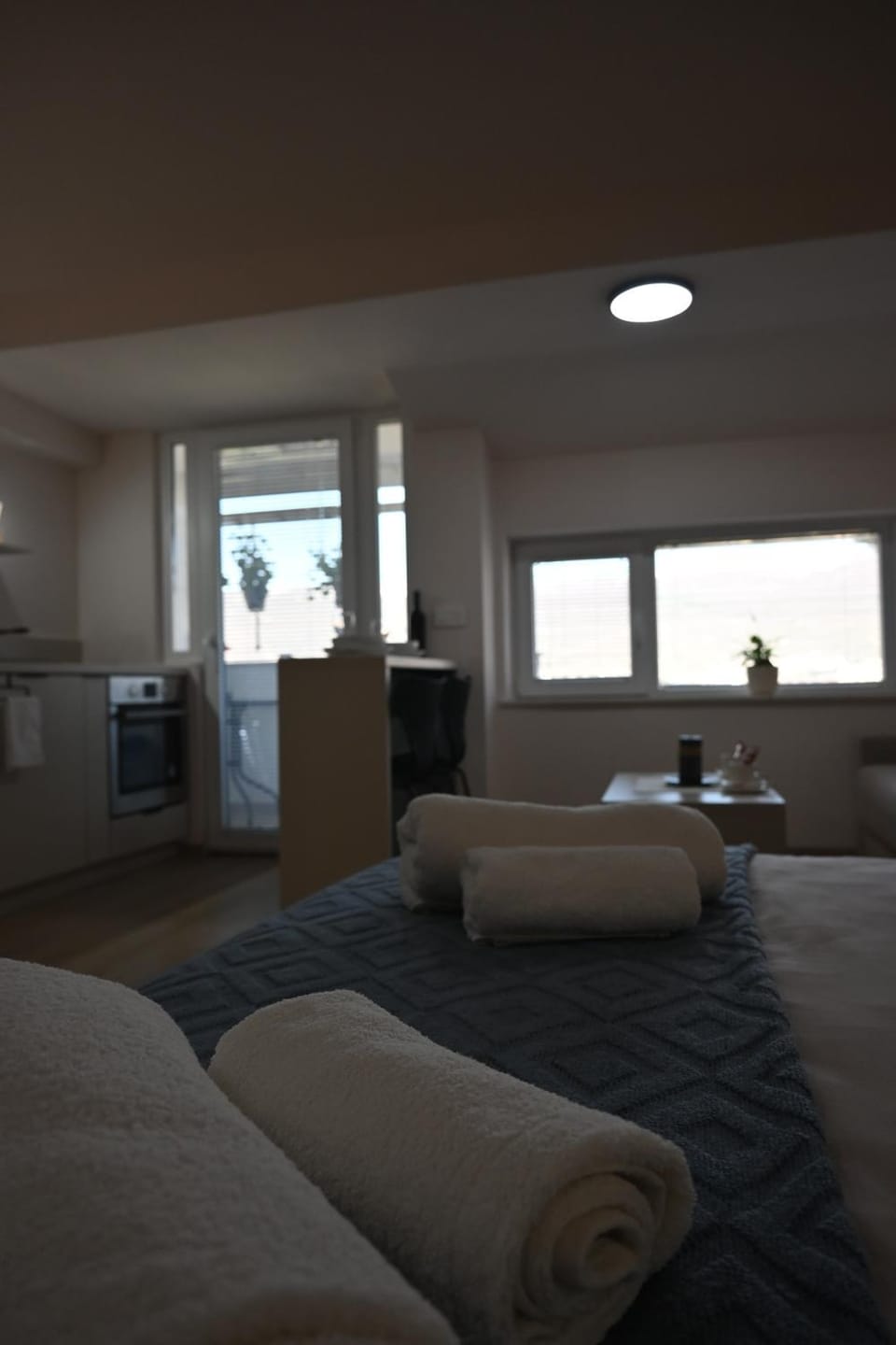 Bed, Balcony/Terrace, Kitchen or kitchenette