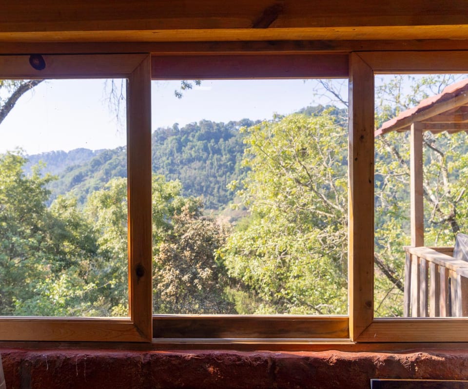 Natural landscape, Bedroom, Mountain view