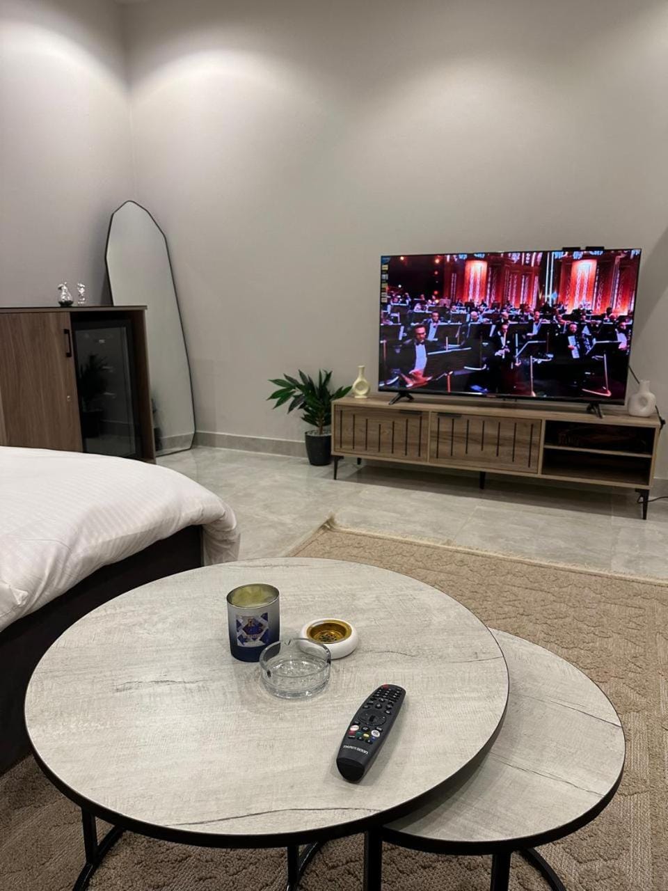 شقة استديو تصميم أنيق وهادئ بحطين بجانب البوليفارد Apartment in Riyadh
