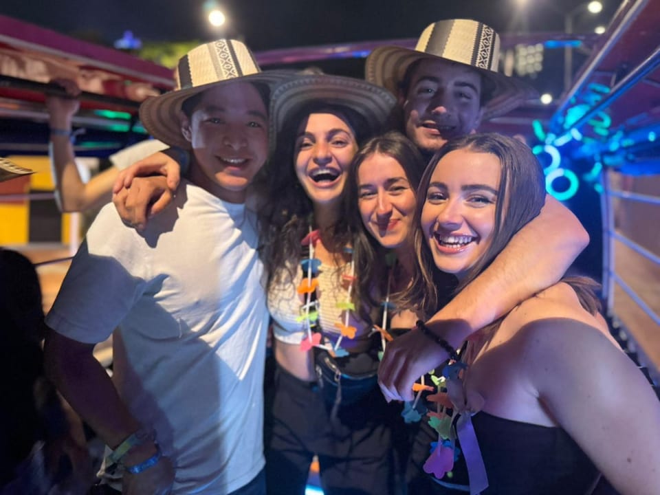 Nightclub / DJ, group of guests