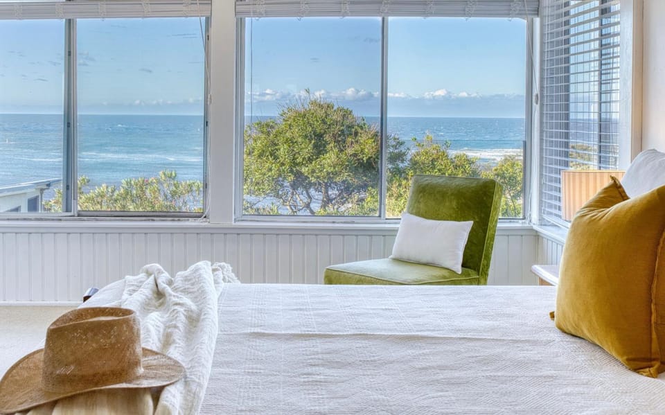Bed, Natural landscape, View (from property/room), Photo of the whole room, Bedroom