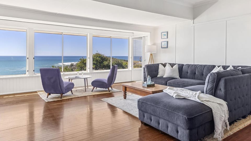 Living room, Seating area, Sea view