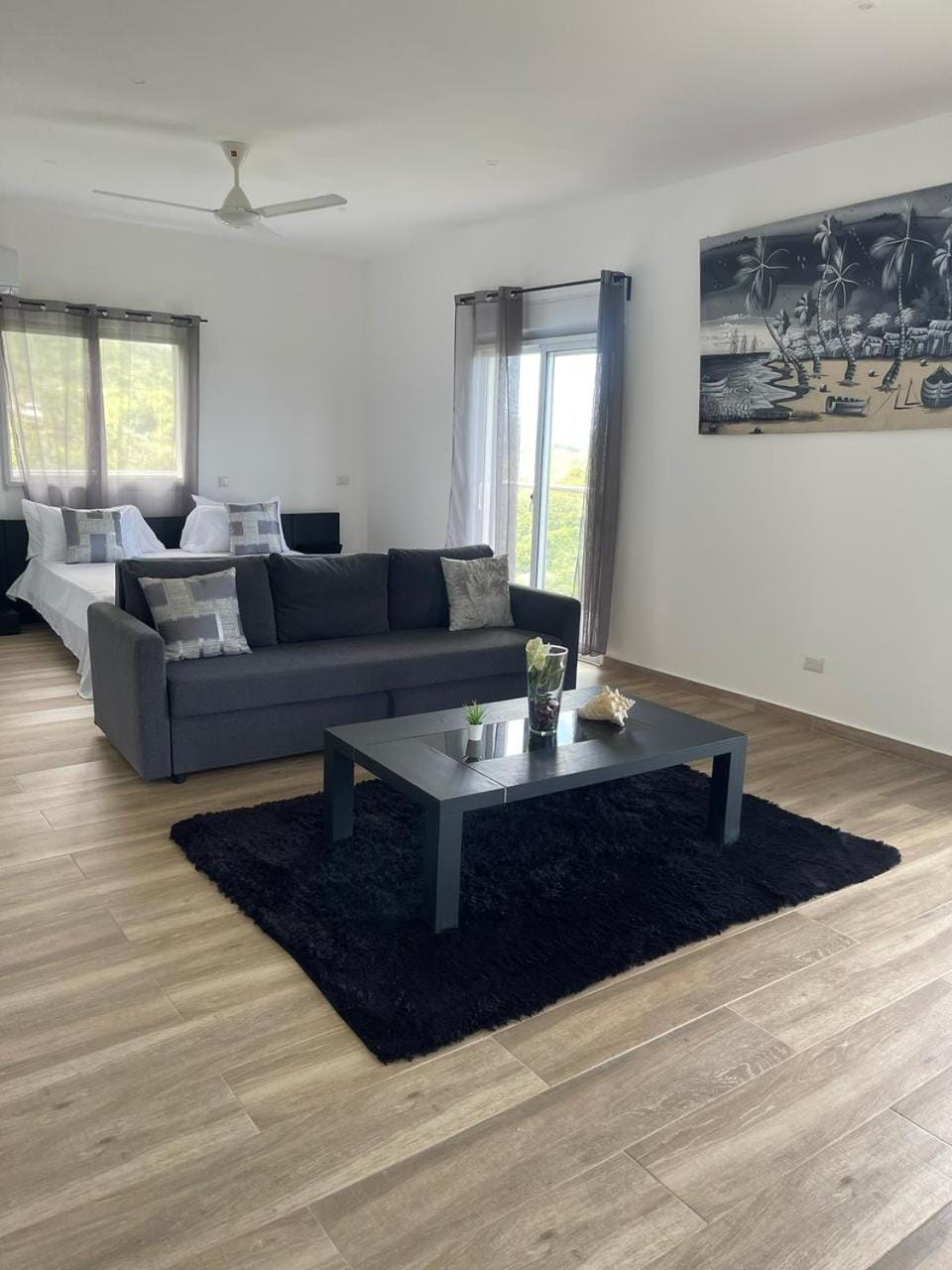 Living room, Bedroom