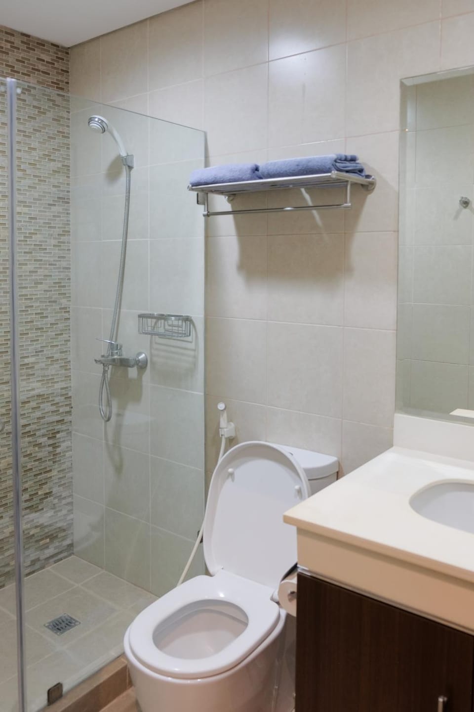 Shower, Toilet, Bathroom, towels