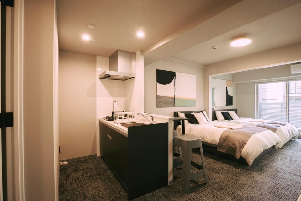 Kitchen or kitchenette, Photo of the whole room, Bedroom