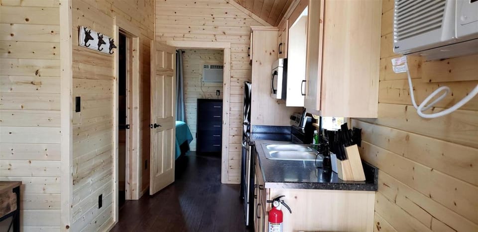 Texas State Glamping in this Charming Cabin Rental for Six in Pipe Creek Cabin in Lakehills