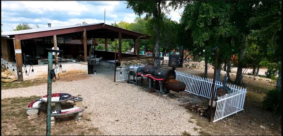 Texas State Glamping Getaways to Nature in this Cute Log Cabin near Austin Cabin in Lakehills