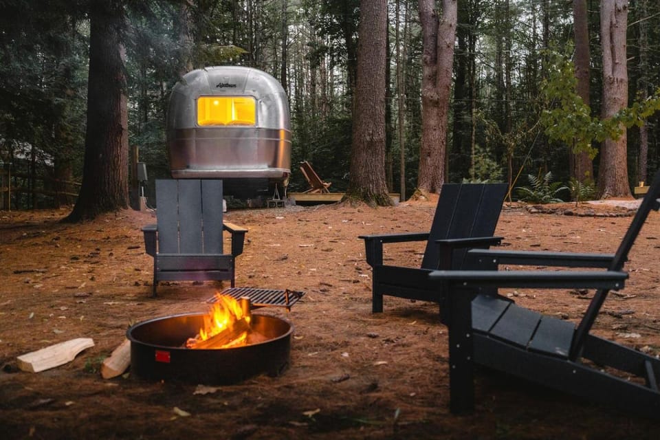 Waterfront, Pet Friendly Airstream near Lake George in the Adirondack, New York House in Saratoga