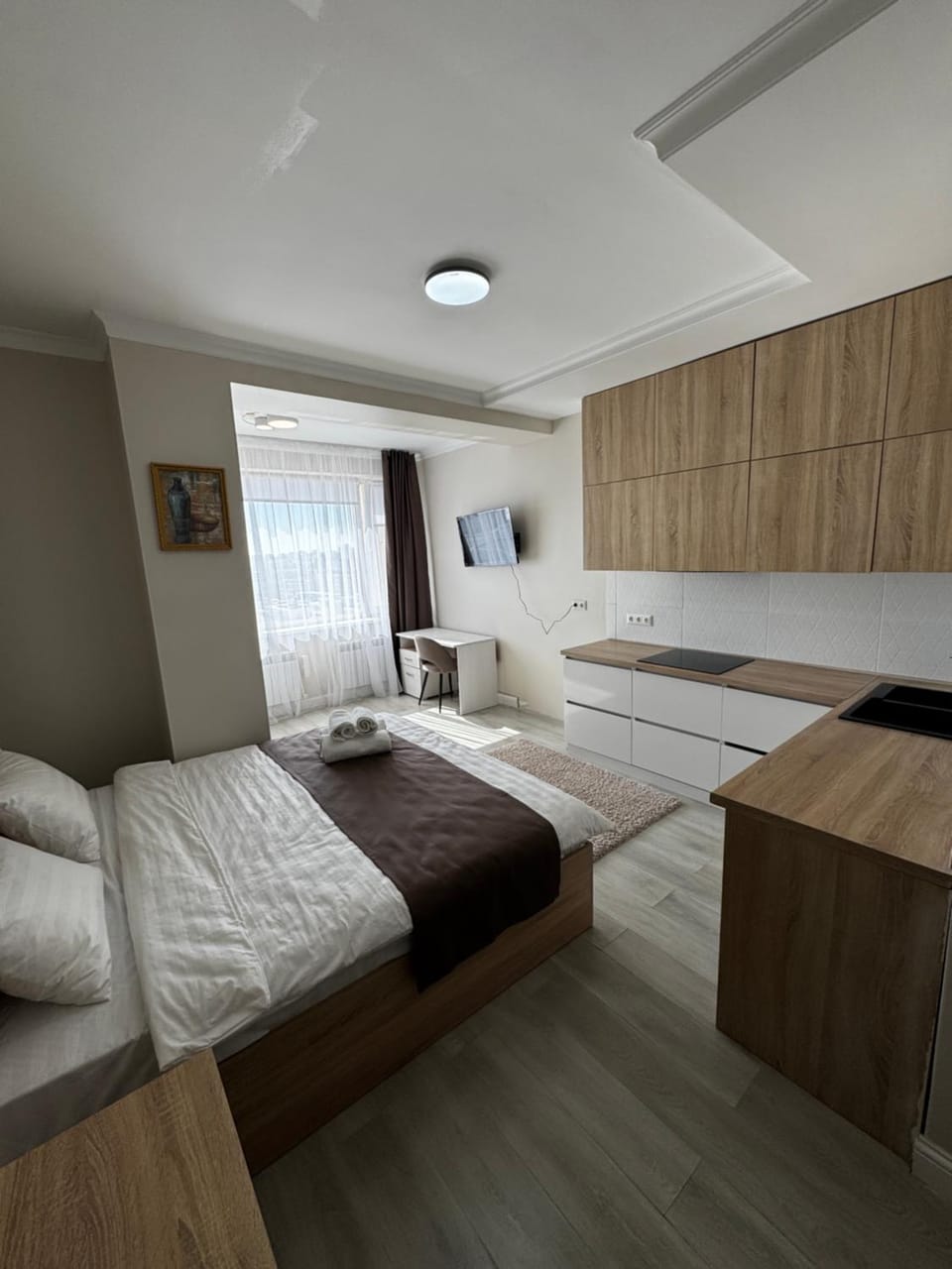 Уютные комнаты-студии Apartment hotel in Kazakhstan