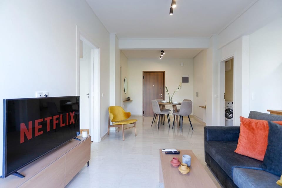 Modern 2-Bedroom Apartment in Downtown Glyfada Apartment in South Athens