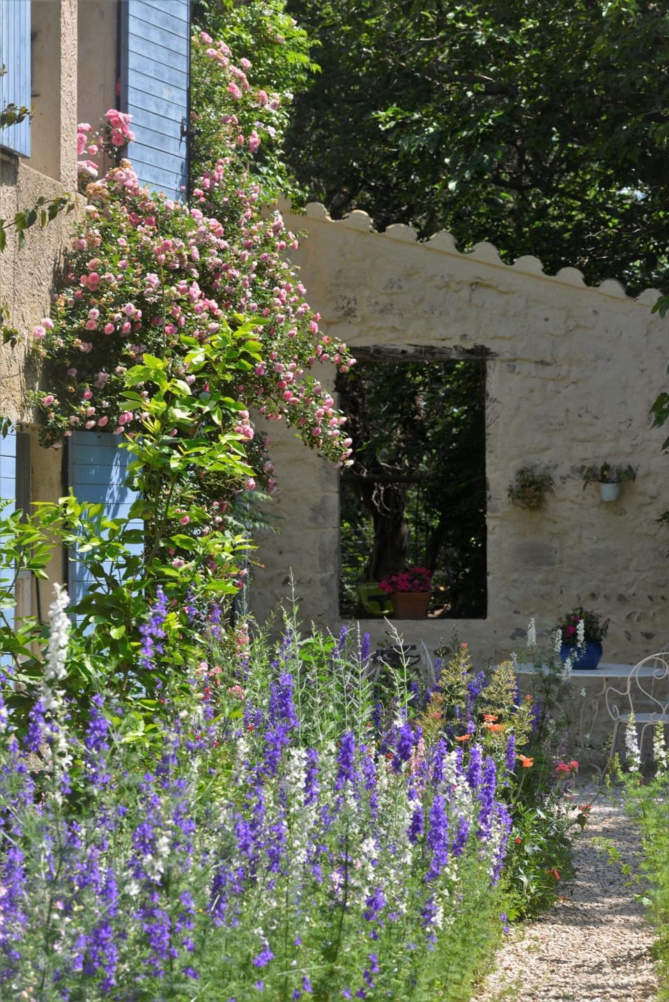Property building, Spring, Garden, Garden view