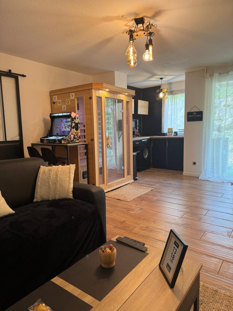 T2, Balneo, sauna, lit rond, jeux arcades, parking Apartment in Occitanie