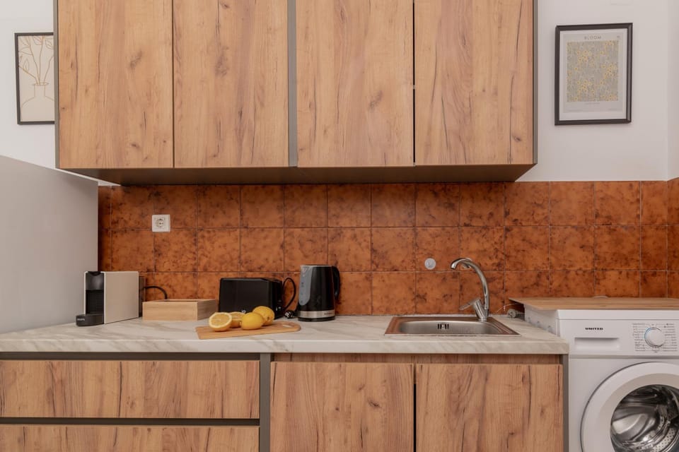 Coffee/tea facilities, Kitchen or kitchenette, washing machine