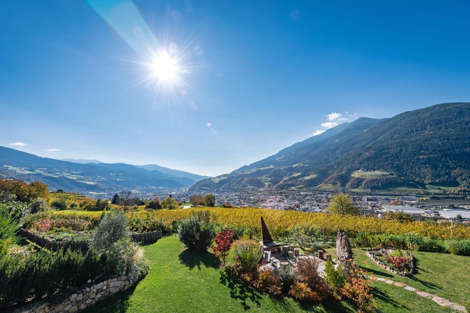 Natural landscape, Garden, Garden view, Mountain view