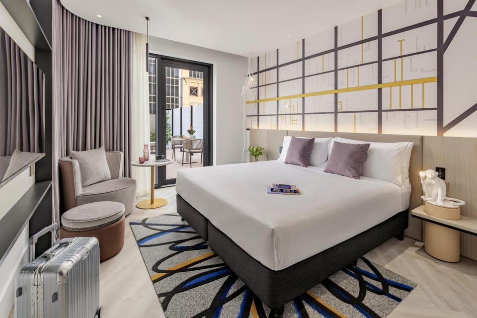 Seating area, Bedroom