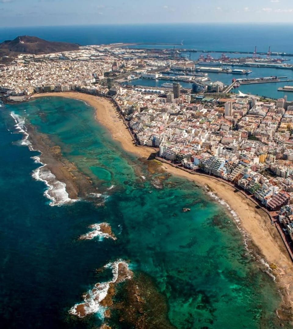 Nearby landmark, Day, Natural landscape, Bird's eye view, Beach, City view, Sea view