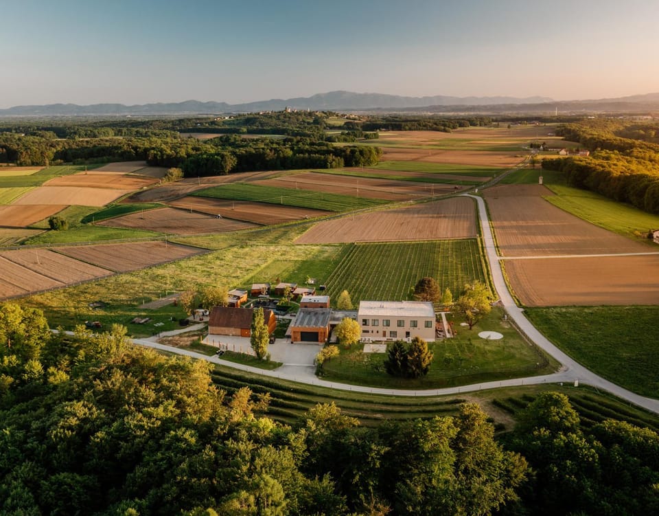 Property building, Natural landscape, Bird's eye view