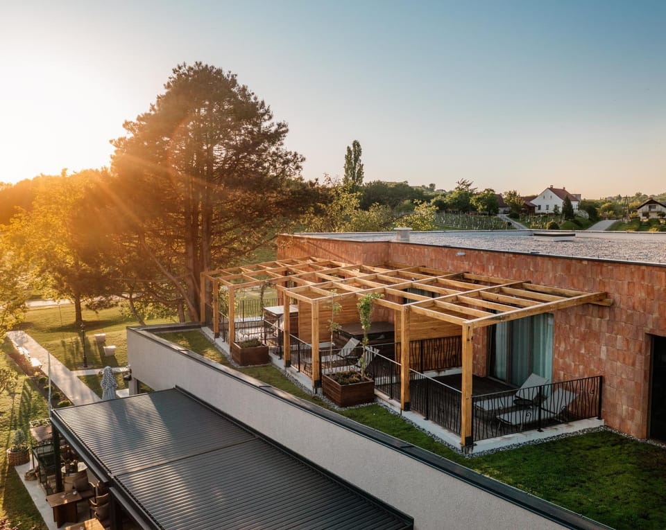Property building, Garden view