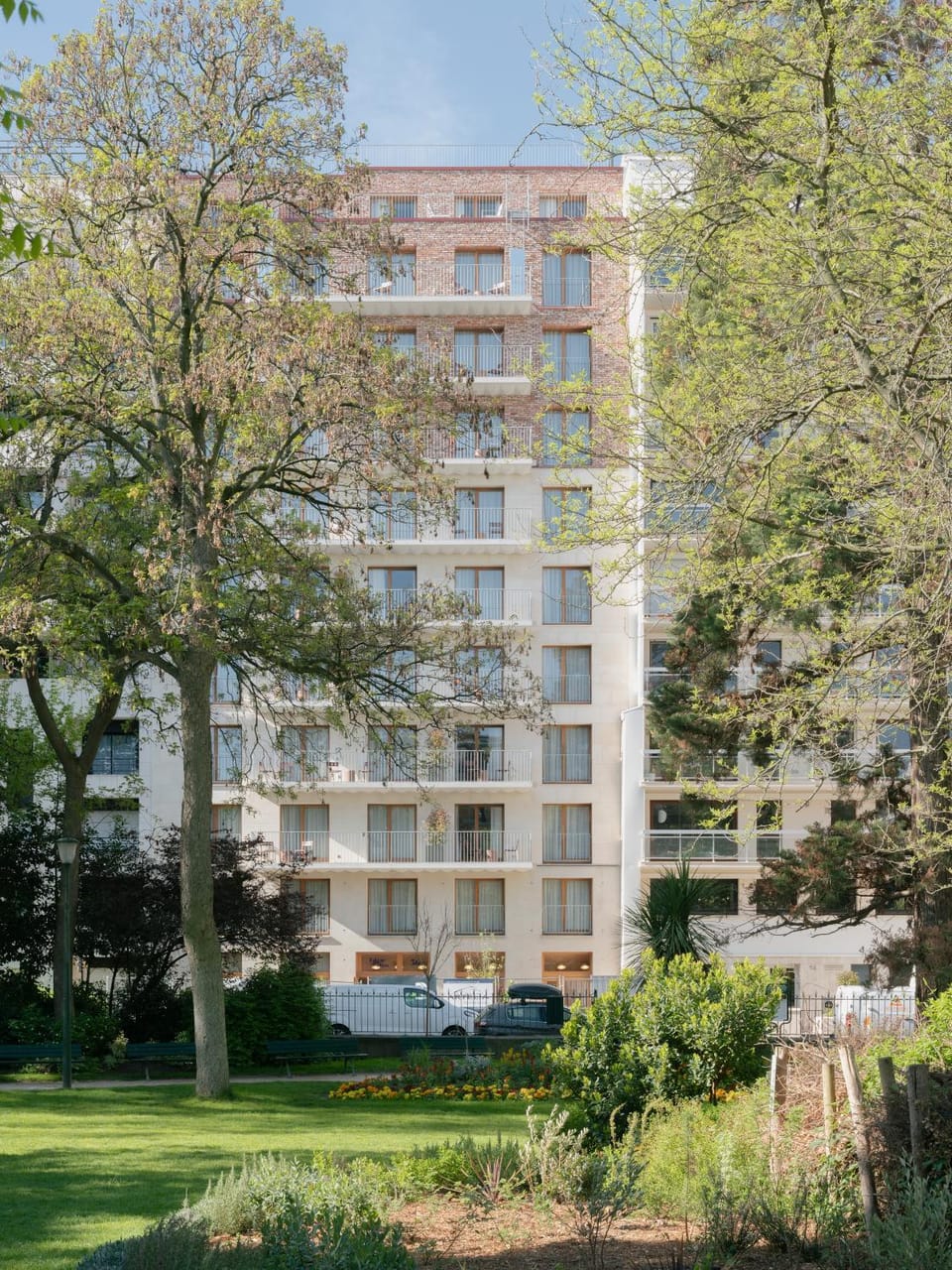 Property building, Garden view