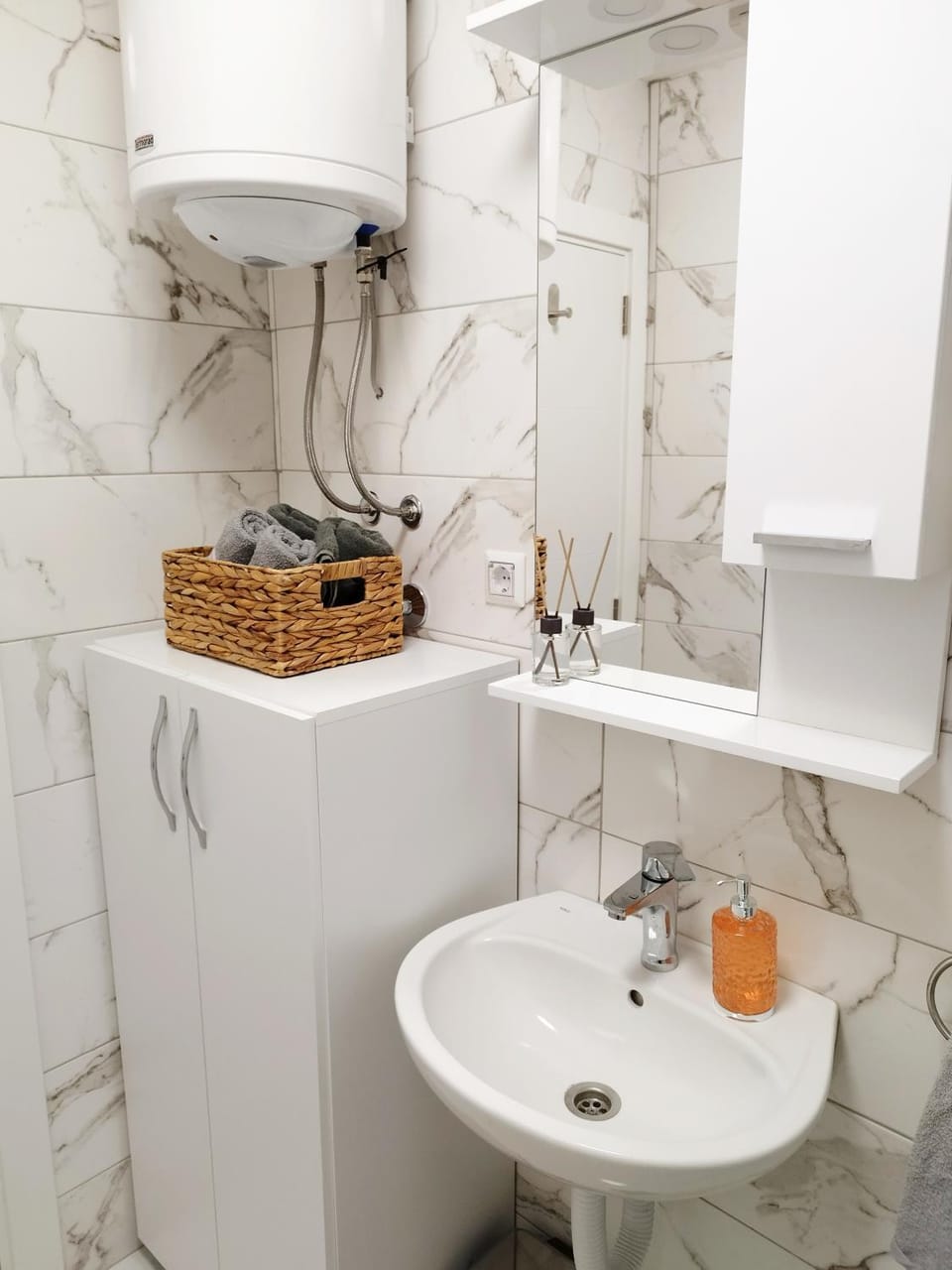 Bathroom, hair dryier