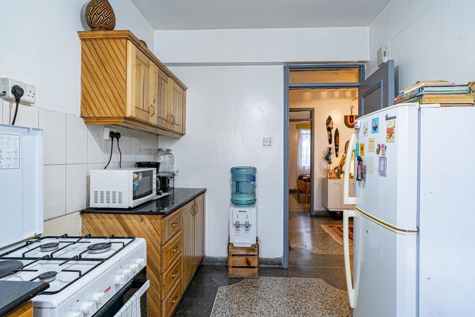 Kitchen or kitchenette, oven, stove