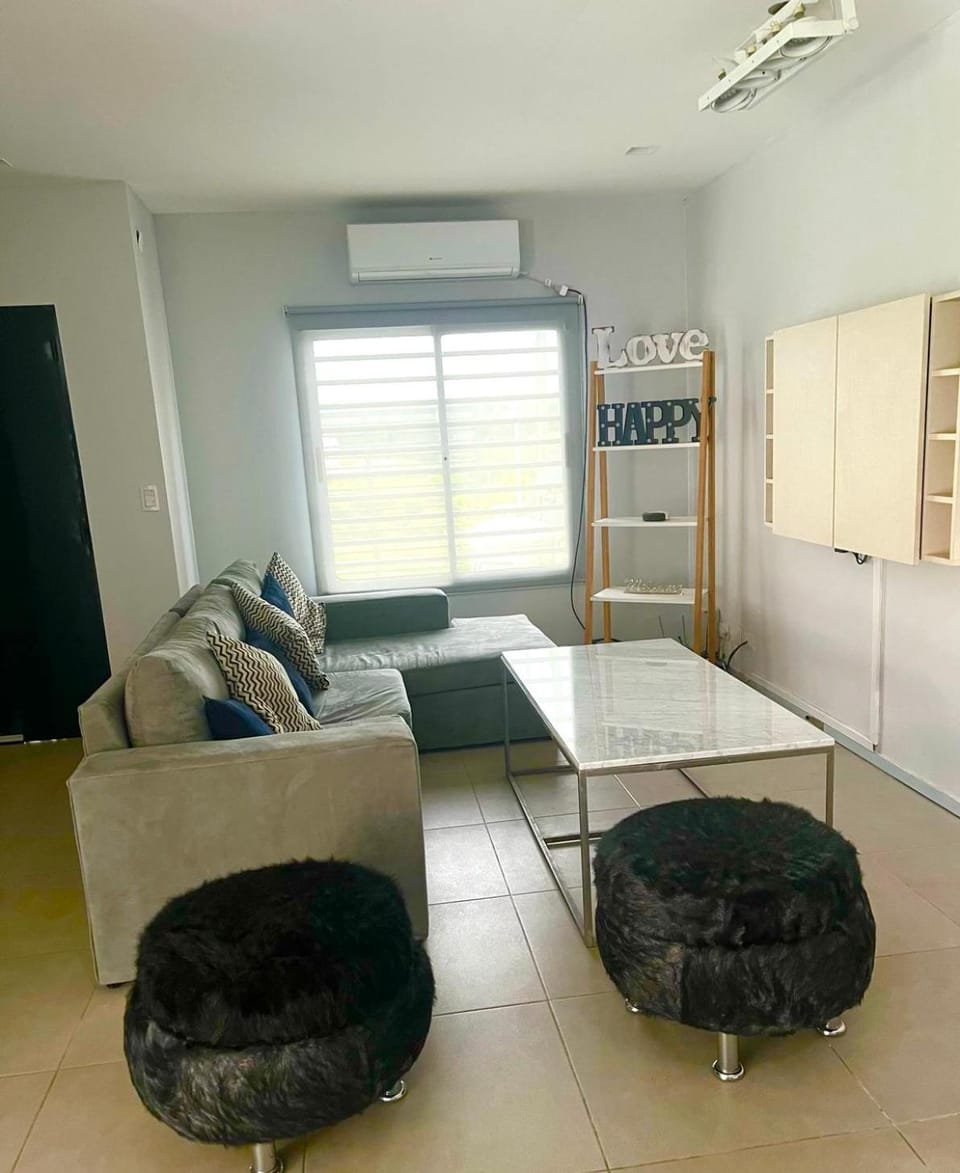 Living room, air conditioner