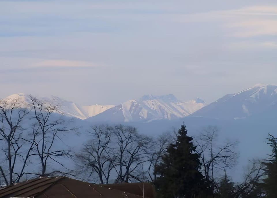 Nearby landmark, Day, Natural landscape, Winter, City view, Mountain view