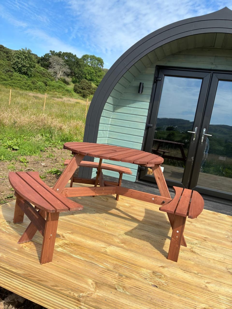 Lerags glen farm pods Campground/ 
RV Resort in Scotland