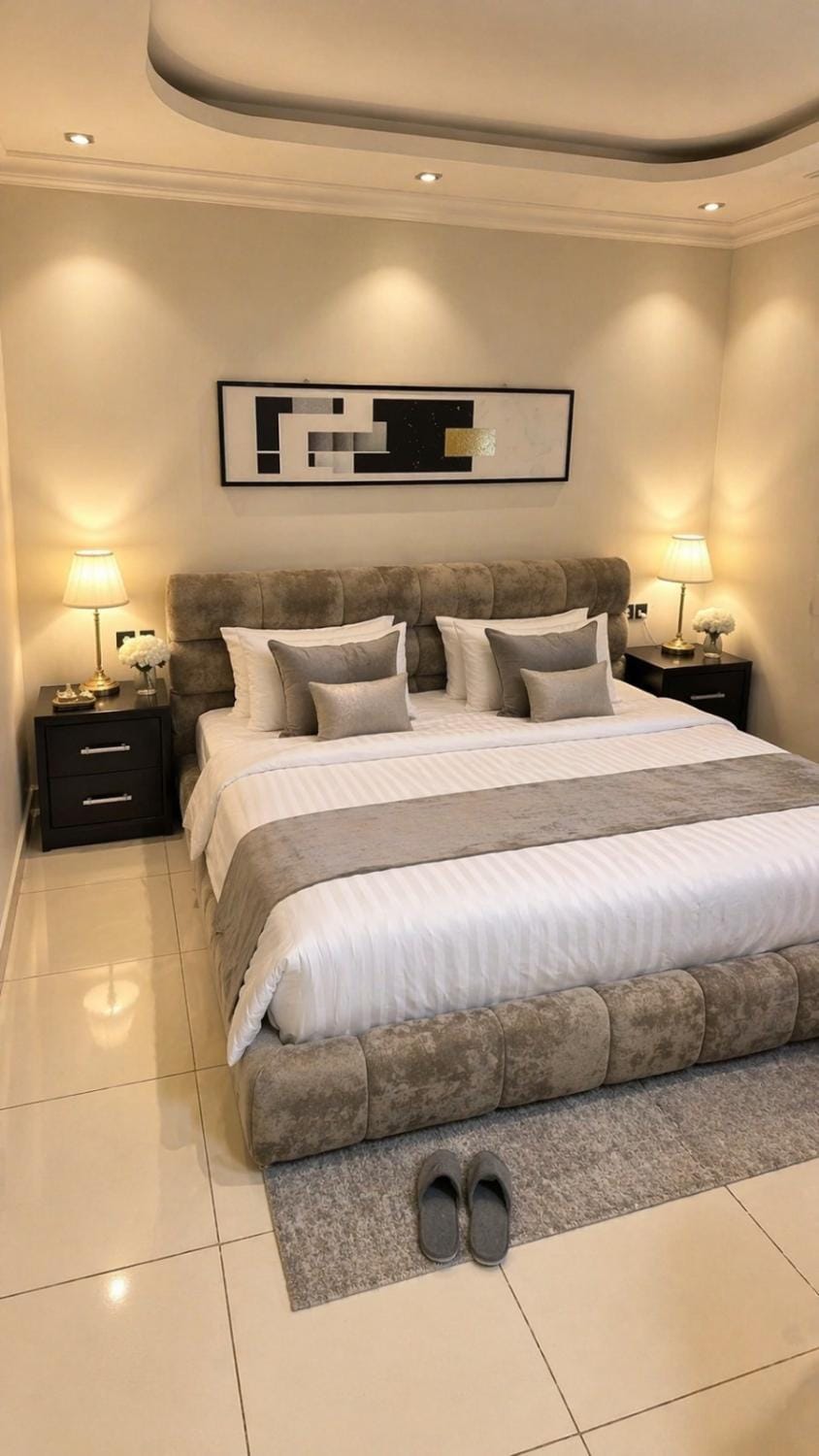 Bed, Living room, Photo of the whole room, Seating area, Bedroom